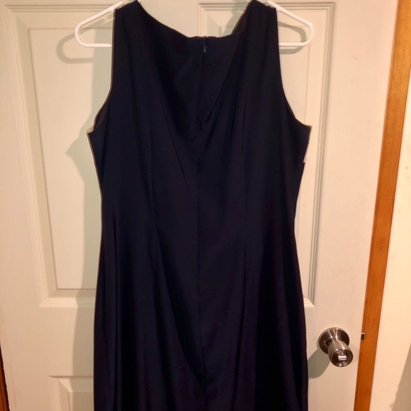Navy with like & white dress - Picture 2 of 3